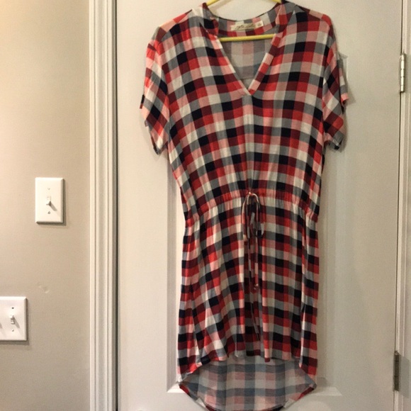 Long plaid shirt - Picture 1 of 2